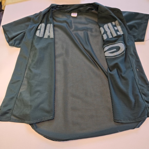 Green Bay Packer Mesh Button Up Unisex Jersey and Baseball Hat - Picture 5 of 11